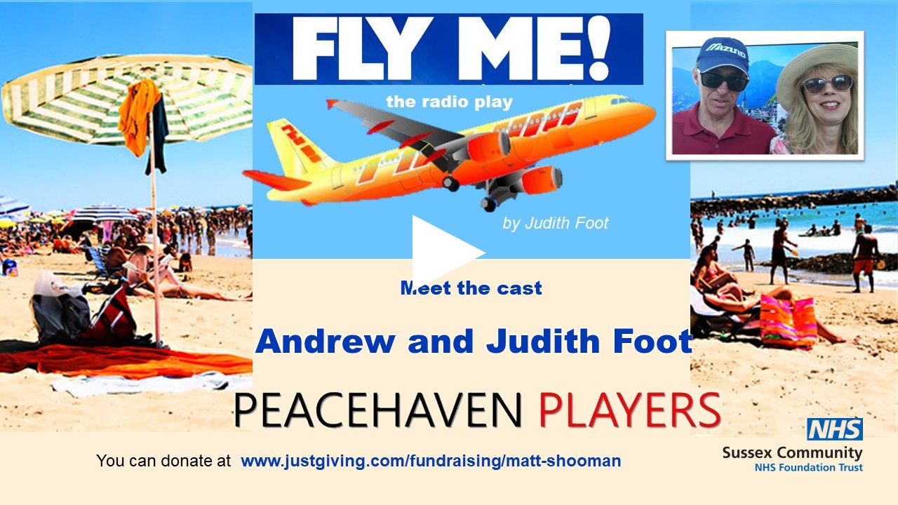 Fly Me! the radio play. Meet the cast video Andrew & Judith